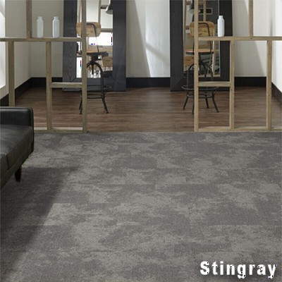 High Tide Commercial Carpet Tile .31 Inch x 50x50 cm per Tile hair dresser waiting area